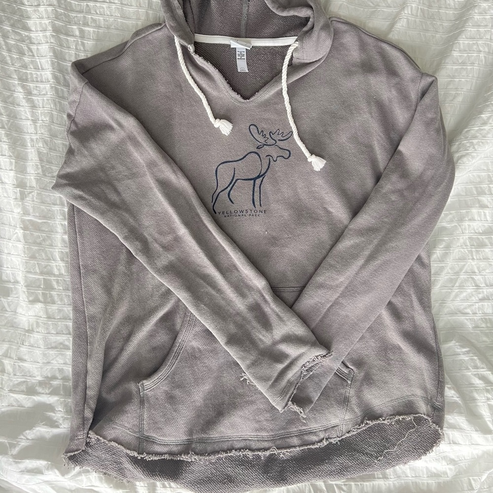 Grey Yellowstone hoodie